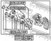 FEBEST 0176-UZJ02F Piston, brake caliper
